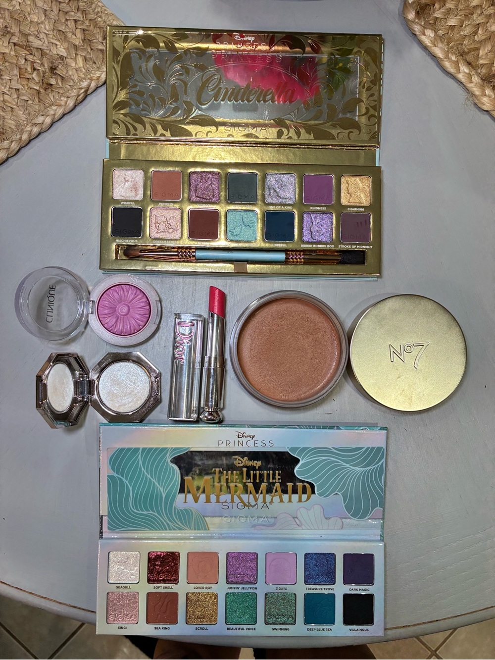 Sigma, Dior, Fenty Beauty, Clinique makeup bundle
